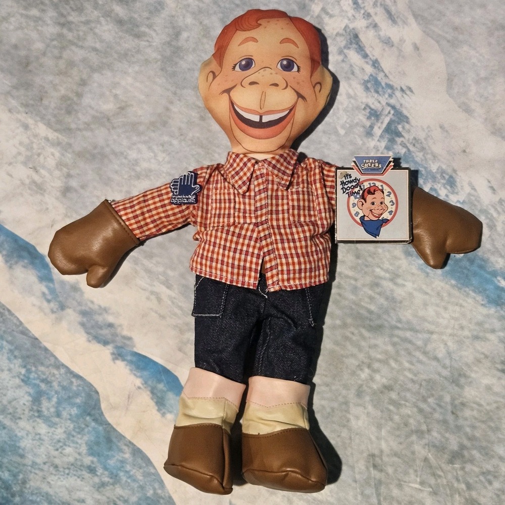Vintage 1988 Howdy Doody 17" Plush Doll With Original Hang Tag